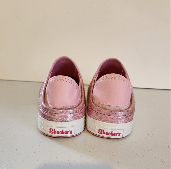 Skechers Girls Guzman Steps Sneakers Pink Rubber Slip On Shoes Big Girl Size 3 - Picture 2 of 8